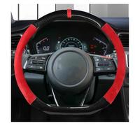 Car Steering Wheel Cover D Type Stering Wheel Cover Wrap For Kia For Stinger For Soul 2018-2021 For Picanto For X-line For Morning For Ceed Steering Protector(Red)