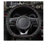 Car Steering Wheel Cover D Type Stering Wheel Cover Wrap For Kia For Stinger For Soul 2018-2021 For Picanto For X-line For Morning For Ceed(Black)