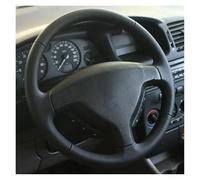 Car Steering Wheel Cover DIY Black Artificial Leather Car Products Steering Wheel Cover For Opel For Zafira A 1999-2005 Anti-slip Protector(Light blue)