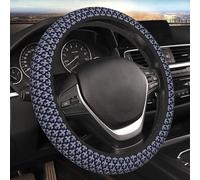 Car Steering Wheel Cover,Fast Food Pizza Tacos Pattern Anti Slip Steering Wheel Protector Universal 15 Inch Auto Interior Decor for Women Men
