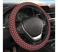Car Steering Wheel Cover,Fast Food Pizza Tacos Pattern Anti Slip Steering Wheel Protector Universal 15 Inch Auto Interior Decor for Women Men