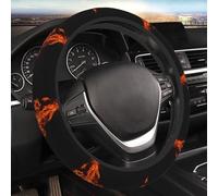 Car Steering Wheel Cover,Fast Food Pizza Tacos Pattern Anti Slip Steering Wheel Protector Universal 15 Inch Auto Interior Decor for Women Men