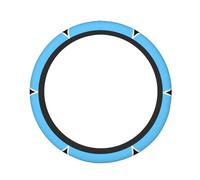Car Steering Wheel Cover - Flag of Saint Lucia Thicken Elastic Steering Wheel Cover, 15 Inch Fit Most Cars Automotive