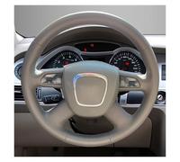 Car Steering Wheel Cover For A6 For A4 For A8 For Q3 For Q5 For Q8 4 Radian Design Customize Car Steering Wheel Cover(Gray)