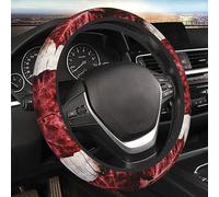 Car Steering Wheel Cover For All Models Canada Maple Leaf Elastic Steering Wheel Protector Anti-Slip Decoration Protector For Woman Man Car Wheel Protector