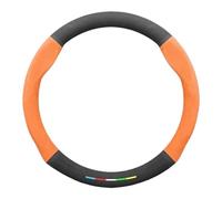 Car Steering Wheel Cover For ALPINA B3 B4 B5 B7 B8 D3 D4 D5 XD3 XD4 XB7 B12 F20 G05 G10 G20 G30 G45 G60 G82 E46 E60 E72 E87 E92 Steering Wheel Cover(Orange)