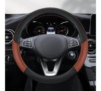 Car Steering Wheel Cover for Audi A5/S5/RS5 Coupe Cabriolet Sportback B8/8T B8/8F B8.5/8.5T/8.5F/F5/B9 8T8/B8 8T3, Soft Breathable Anti-Slip Steering Wheel Protectors Comfort Durability Interior Decor