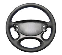 Car Steering Wheel Cover For Benz E-Class W211 E230 For E350 E280 For CLS-Class 350 500 G For AMG SL For CLK PU Leather Car Steering Wheel Cover(Red Blue Thread)