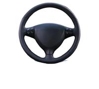 Car Steering Wheel Cover For Benz For A-Class For W169 2004-2007 2008-2012 Auto Interior Hand Stitched Perforated Car Steering Wheel Cover(Blue Thread)