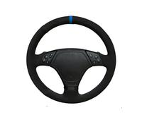 Car Steering Wheel Cover For BMW E36 1996-2000 For E46 1998-2000 Z3 E36/7 1995 1996-1999 DIY Suede Synthetic material Car Steering Wheel Cover Steering Wheel Protector(Gray Thread)