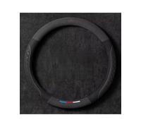 Car Steering Wheel Cover For BMW For Peugeot For Golf Suede Synthetic Material 38cm Car Steering Wheel Cover Anti-Slip Universal Steering Wheel Protector(Woven pattern O type)