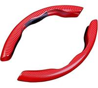 Car Steering Wheel Cover For Bmw X1 E84 F48 18I 18D 20I 20D 25I 25D Durable Segmented Anti-Slip Grip(C-red)