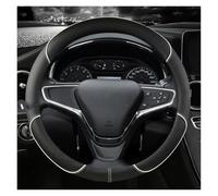Car Steering Wheel Cover For Chevrolet For Cruze For Malibu For Sail For Spark For Captiva For Equinox For Trax For Tracker Car Steering-Wheels Cover Leather(White)
