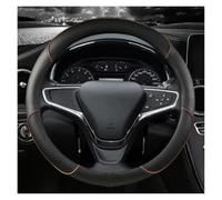 Car Steering Wheel Cover For Chevrolet For Cruze For Malibu For Sail For Spark For Captiva For Equinox For Trax For Tracker Car Steering-Wheels Cover Leather(Coffee)