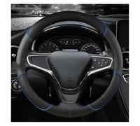 Car Steering Wheel Cover For Chevrolet For Cruze For Malibu For Sail For Spark For Captiva For Equinox For Trax For Tracker Car Steering-Wheels Cover Leather(Blue)