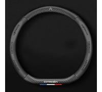 Car Steering Wheel Cover for Citroen C1 C2 C3 C4 C5 Berlingo C-Elysee Picasso Aircross, Soft Breathable Anti-slip Protector Thin Car Handle Cover Comfort Grip Accessories Gift,Black-D