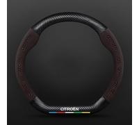 Car Steering Wheel Cover, For Citroen C1 C2 C3 C4 C5 C6 C8 C4L DS3 DS4 DS5 DS6 Steering Wheel Cover Anti-slip Breathable Car Interior Accessories,D-Type-A