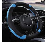 Car Steering Wheel Cover for Citroen C3 Aircross,Leather Microfiber Steering Wheel Protector Cover Soft Steering Wheel Cover Anti-slip Breathable Accessories for Car,Blue