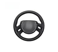 Car Steering Wheel Cover For Citroen C4 For Picasso 2007 2008 2009 2010 2011 2012 2013 DIY Hand Stitch Black Microfiber Leather Car Steering Wheel Cover(Yellow)