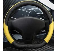 Car Steering Wheel Cover For Citroen For Elysee For C-Elysee 2014 | steering wheel protector For Elysee(Round yellow)