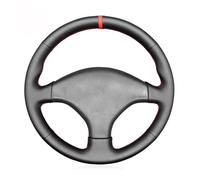 Car Steering Wheel Cover For Civic 6 EK CTR EK3 EK4 Type R Sir EK9 For Prelude S 1996-2000 Black Car Steering Wheel Cover(Red)