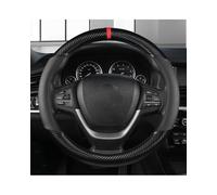 Car Steering Wheel Cover For Civic Ciimo Jade For SUZUKI Alto Juke 36cm Synthetic material +Carbon Fiber Car Steering Wheel Cover Size S Steering Wheel Protector(BLACK O SHAPE)