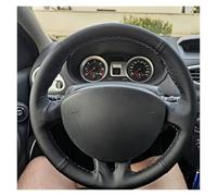 Car Steering Wheel Cover For Clio 3 2008 2009 For Dynamics 2008 For Mk 33 Hand Sewing Microfiber Leather Car Steering Wheel Cover(Yellow Thread)