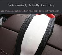 Car Steering Wheel Cover For Dodge For Caliber For Journey For Ram For Caravan For Attitude Leather Steering Wheel Cover Interior Accessories Anti-Skid Steering Wheel(Black Yellow)