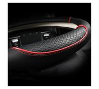 Car Steering Wheel Cover for Dodge Ram 2011-2023, Auto Elastic Steering Wheel Protector, Black PU Leather Soft Grip All-Season,O-Shape-Blue