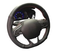 Car Steering Wheel Cover For For Kadjar For Koleos Megane For Talisman For Scenic For Espace 15-18 Accessories Customize Microfiber Leather Car Steering Wheel Cover(Yellow Thread)