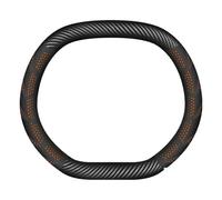 Car Steering Wheel Cover For For PUMA For ST-Line 2024 2025 Warm Car Decoration(Carbon Orange C)