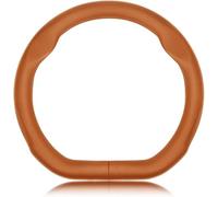 Car Steering Wheel Cover for Ford EcoSport, Universal leather Steering Wheel Protecter Anti-Slip Breathable Steering Wheel Cover,Classic style-C-D