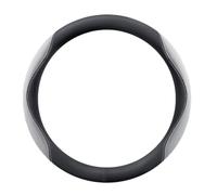 Car Steering Wheel Cover for Ford Puma Gen-E 2025 Breathable Steering Wheel Protector Cover Car Steering Wheel Grip Wrap,Type O- black gray