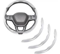 Car steering wheel cover for Ford S-MAX, breathable, effectively preventing the growth of dirt and bacteria,3pcs A