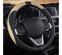 Car Steering Wheel Cover for Hyundai Genesis 2008 2009 2010 2011 2012 2013 2014 2015 2016, Breathable Anti-slip Steering Wheel Protector Interior Accessories,F