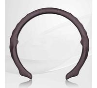 Car Steering Wheel Cover for Kia K2 K3 K4 K5 KX K3S Cross KS3 KX3 KX5 KX7, Genuine Leather Anti-slip Breathable Soft Steering Wheel Protector, Men Women Girls,normal-brown