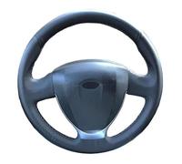 Car Steering Wheel Cover For Lada For Granta 2018-2019 For Priora 2 2013-2018 For Kalina Auto Leather Steering Wrap DIY Car Wheel Cover(Blue)