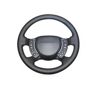 Car Steering Wheel Cover For Land For Rover For Range For Rover 2003 2004 2005-2012 DIY Hand-stitched Black Artificial Leather Car Steering Wheel Cover Car Steering Wheel Protector(Blue Thread)