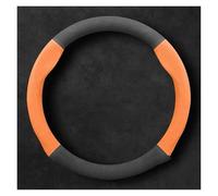 Car Steering Wheel Cover For Mazda 3 5 6 SKYACTIV For Axela For Atenza CX30 CX50 CX5 CX7 CX8 CX9 MX5 RX7 RX8 BT50 Auto Accessories Suede Car Steering Wheel Cover(Orange)