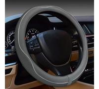 Car Steering Wheel Cover for Mazda B-Series 1961-2006 Anti-Slip Safety Soft Breathable Microfiber PU Leather Wheel Protector Car Interior Accessories,Graystyle
