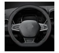 Car Steering Wheel Cover For Megane For Clio For Kadjar Arkana For Captur For Twingo For Talisman For Logan For Duster Steering Wheel Cover Anti-slip Accessories(D-type-Bicolor Line)