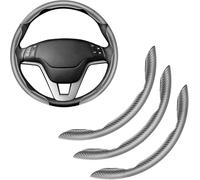 Car Steering Wheel Cover for MINI Countryman 2025, Anti-slip Durable Automotive Steering Wheel Protector Car Interior Accessories,Grey