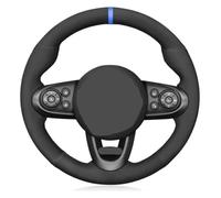 Car Steering Wheel Cover For Mini For JCW For Clubman For Convertible For Countryman Steering Wheel Cover Protection Auto Protector(Black Thread)