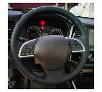Car Steering Wheel Cover For Mitsubishi For Outlander 2013 2014 For ASX L200 2015 2016 For Mirage 2014 Customize Microfiber Leather Steering Wheel Cover Non-Slip Steering Wheel(Red Blue Thread)