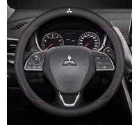 Car Steering Wheel Cover for Mitsubishi L200 Club Cab CC Inform, Microfiber Leather Steering Wheel Protector Cover, Breathable Anti-slip Auto Center Console Cover,C