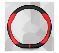 Car Steering Wheel Cover For Nissan For Note For Patrol For Juke For Micra For Versa For Sylphy Carbon Fiber Car Steering Wheel Cover Interior Accessories(D red)