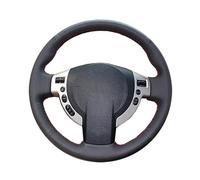 Car Steering Wheel Cover For Nissan For QASHQAI For X-Trail NV200 For Rogue Artificial Leather Braid Black Car Steering Wheel Cover(Blue)