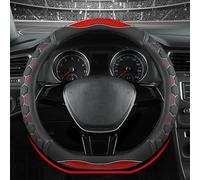 Car Steering Wheel Cover for Opel Adam/Combo Life/Cargo/Vivaro/Movano/Zafira, Microfiber Leather Car Accessory Steering Wheel Protector Cover Breathable Non-Slip,D-A