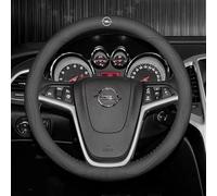 Car Steering Wheel Cover for Opel Zafira Tourer 2016-2019,Microfiber Leather with Emblem logo Sport Steering Wheel Protector Breathable Anti slip Durable Odorless All Seasons Interior Accessories