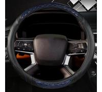 Car Steering Wheel Cover For Outlander L200 Mirage ASX 2017-2022 (Blu) | Compatible with Mitsubishi Eclipse Non Slip Comfort Grip Anti Vibration Breathable Soft Touch Wear Resistant All Season Use
